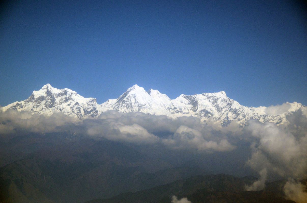 Kathmandu Flight To Pokhara 08 Ganesh II, Pabil Ganesh IV, Yangra Ganesh I,  Salasungo Ganesh III At Midday 